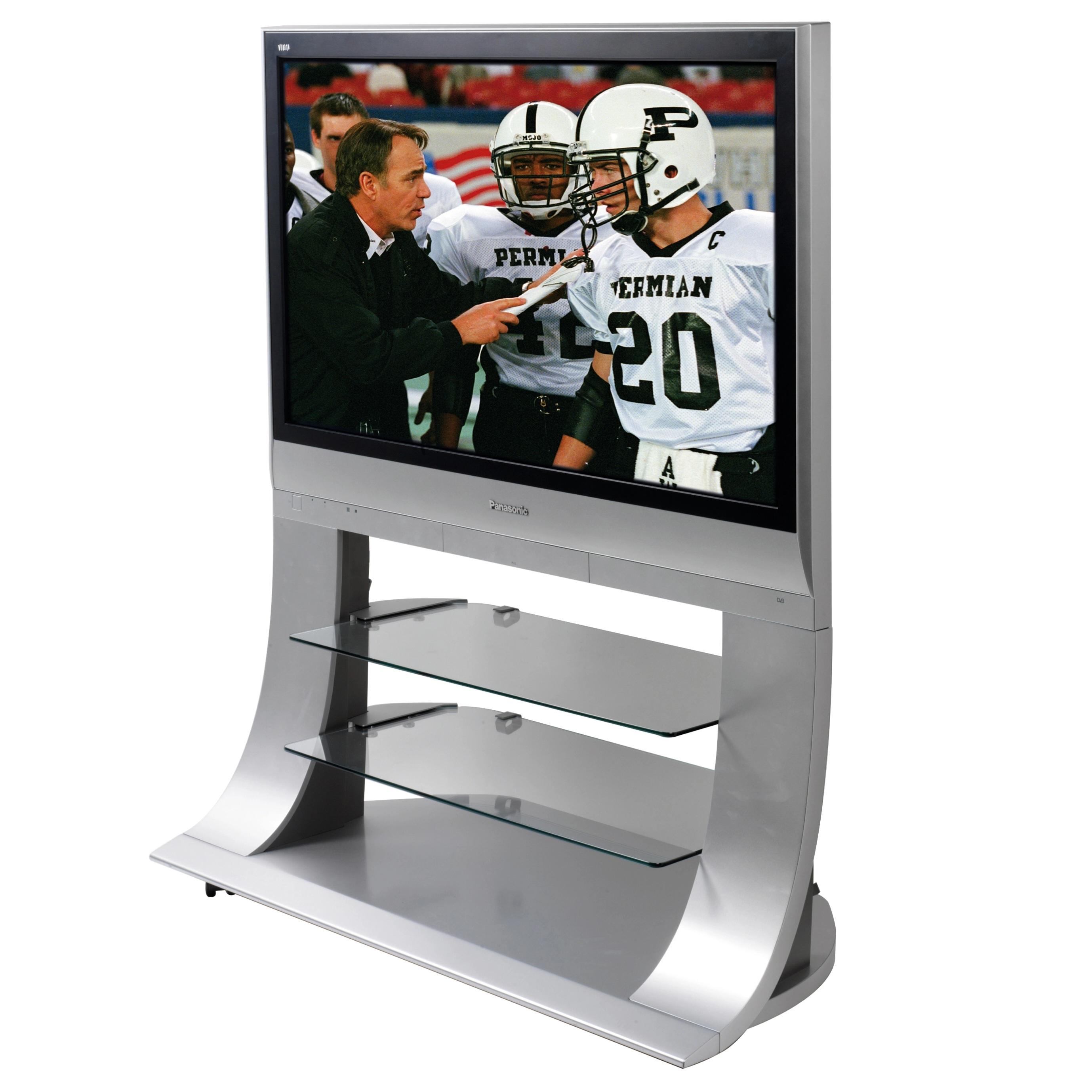 Panasonic 2006年的等離子電視機,連落地底座